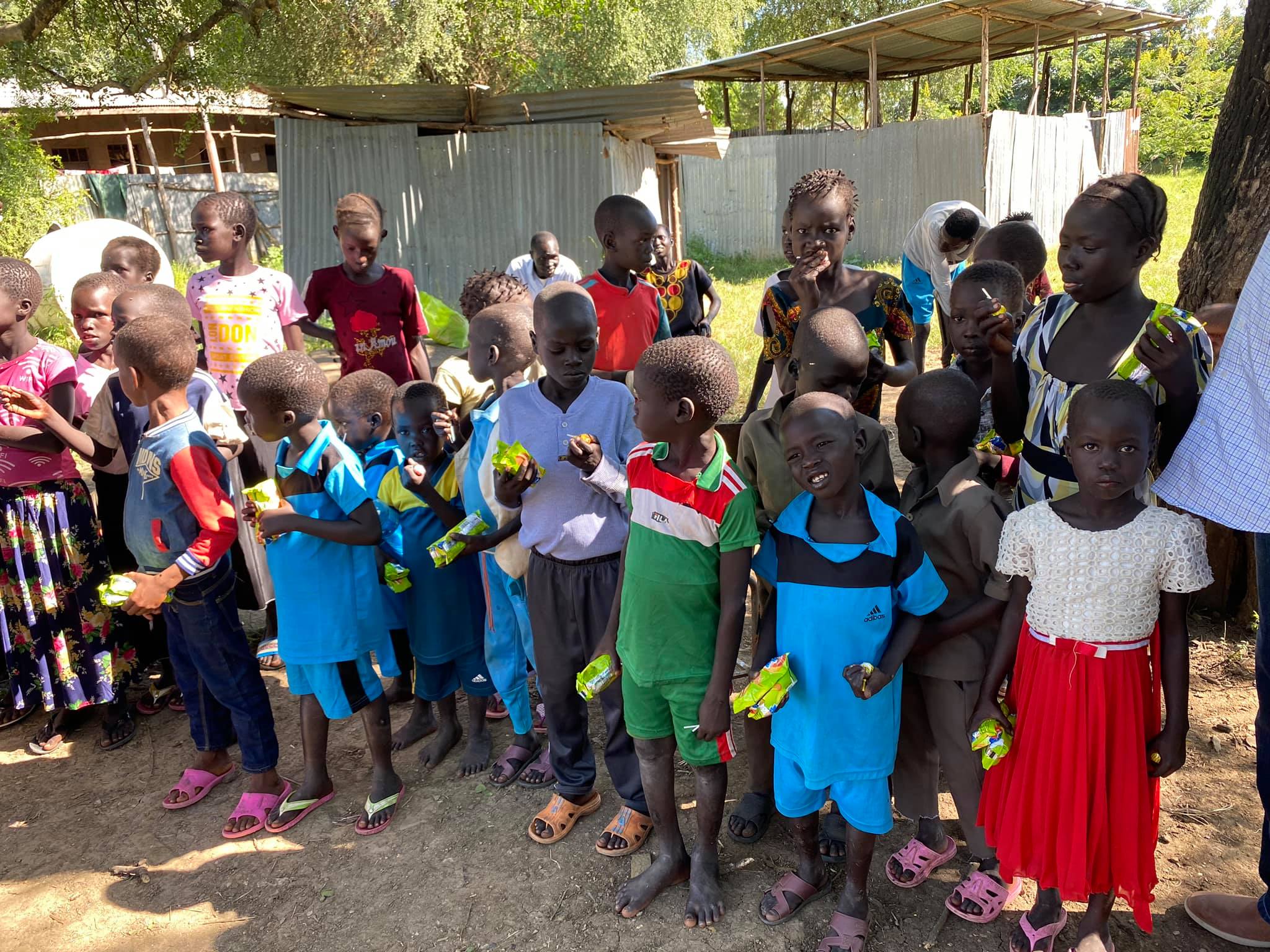 Nuerda Helps Orphan children who were abducted by the Murle, in Lar.